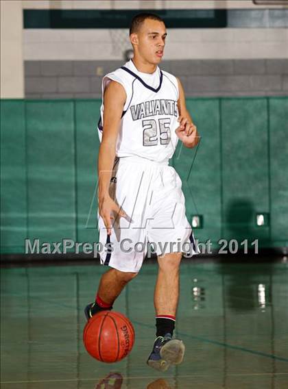 Thumbnail 1 in St. Genevieve vs. St. Monica (Tip-Off Classic) photogallery.