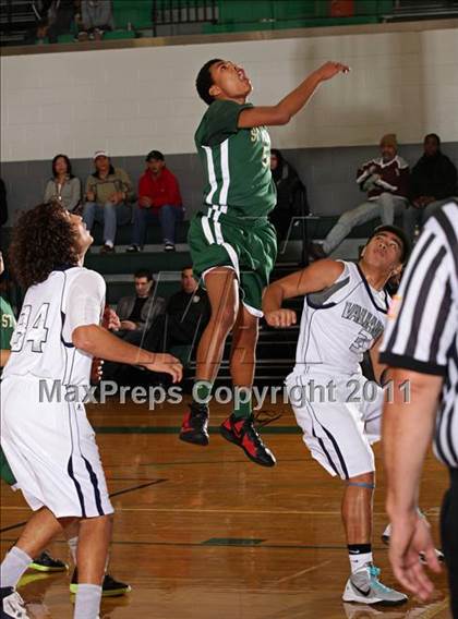 Thumbnail 2 in St. Genevieve vs. St. Monica (Tip-Off Classic) photogallery.