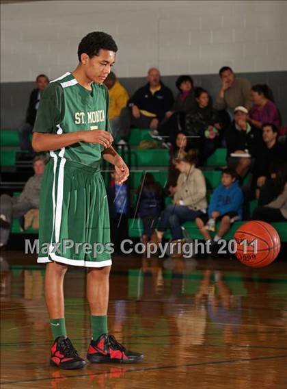 Thumbnail 2 in St. Genevieve vs. St. Monica (Tip-Off Classic) photogallery.