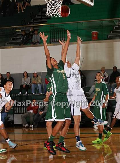 Thumbnail 3 in St. Genevieve vs. St. Monica (Tip-Off Classic) photogallery.