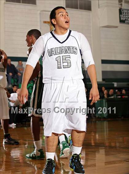 Thumbnail 1 in St. Genevieve vs. St. Monica (Tip-Off Classic) photogallery.