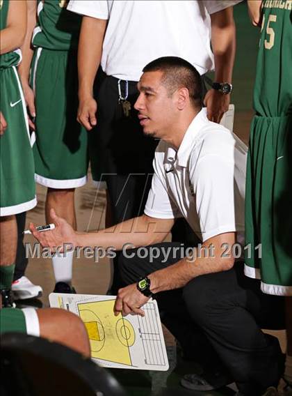 Thumbnail 2 in St. Genevieve vs. St. Monica (Tip-Off Classic) photogallery.