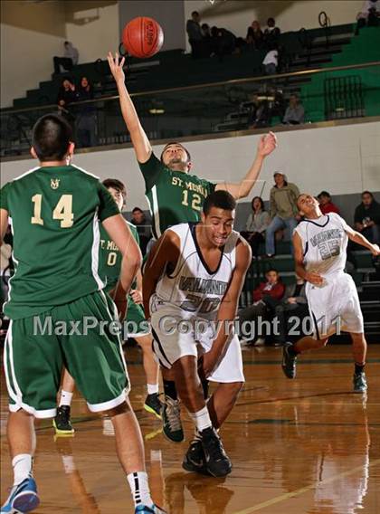 Thumbnail 2 in St. Genevieve vs. St. Monica (Tip-Off Classic) photogallery.