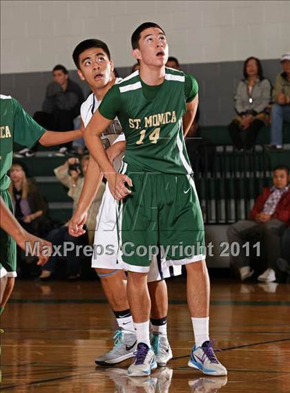 Thumbnail 3 in St. Genevieve vs. St. Monica (Tip-Off Classic) photogallery.