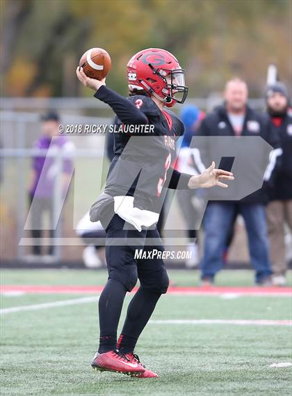 Thumbnail 3 in East St. Louis @ Glenbard East (IHSA Class 7A 2nd Round Playoff) photogallery.