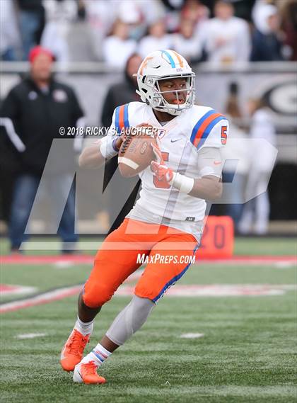 Thumbnail 2 in East St. Louis @ Glenbard East (IHSA Class 7A 2nd Round Playoff) photogallery.