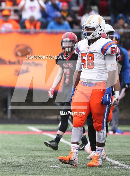 Thumbnail 1 in East St. Louis @ Glenbard East (IHSA Class 7A 2nd Round Playoff) photogallery.