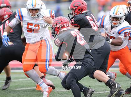 Thumbnail 2 in East St. Louis @ Glenbard East (IHSA Class 7A 2nd Round Playoff) photogallery.