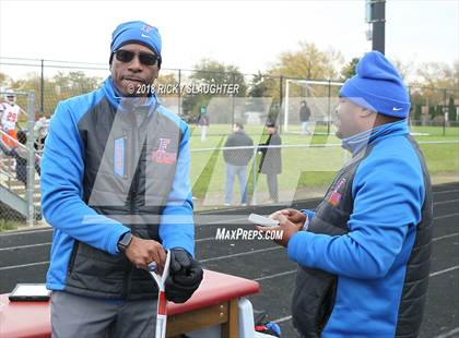 Thumbnail 2 in East St. Louis @ Glenbard East (IHSA Class 7A 2nd Round Playoff) photogallery.