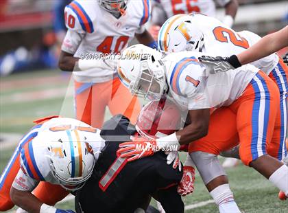 Thumbnail 3 in East St. Louis @ Glenbard East (IHSA Class 7A 2nd Round Playoff) photogallery.