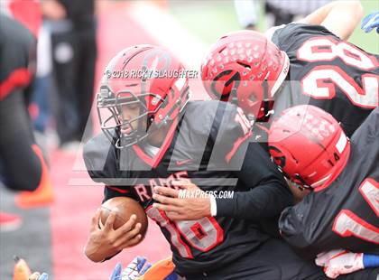 Thumbnail 2 in East St. Louis @ Glenbard East (IHSA Class 7A 2nd Round Playoff) photogallery.