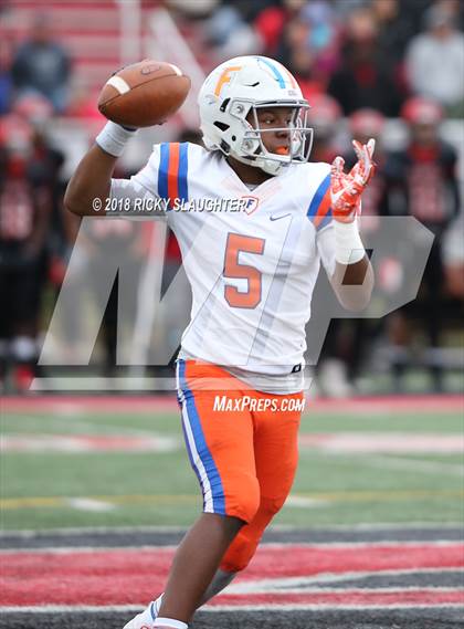Thumbnail 1 in East St. Louis @ Glenbard East (IHSA Class 7A 2nd Round Playoff) photogallery.