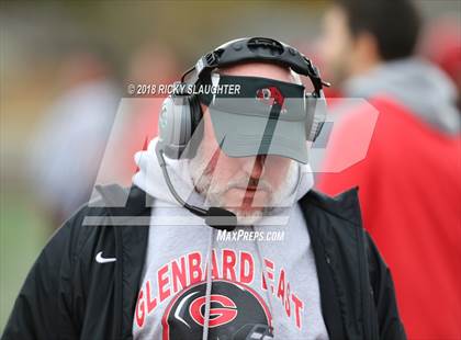 Thumbnail 1 in East St. Louis @ Glenbard East (IHSA Class 7A 2nd Round Playoff) photogallery.