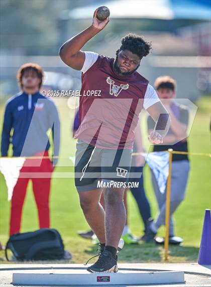 Thumbnail 2 in Jersey Village Falcon Relays (Shot Put) photogallery.