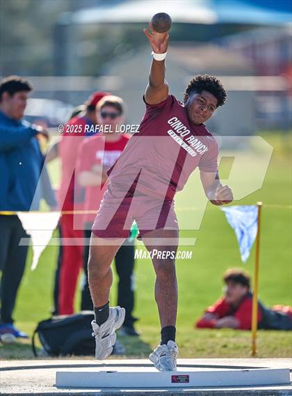 Thumbnail 3 in Jersey Village Falcon Relays (Shot Put) photogallery.