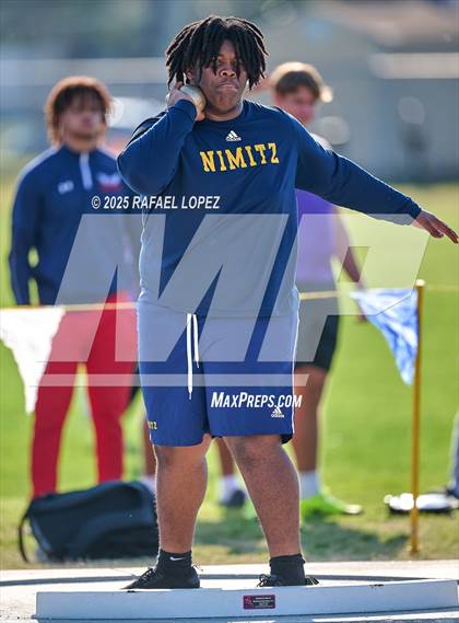 Thumbnail 2 in Jersey Village Falcon Relays (Shot Put) photogallery.