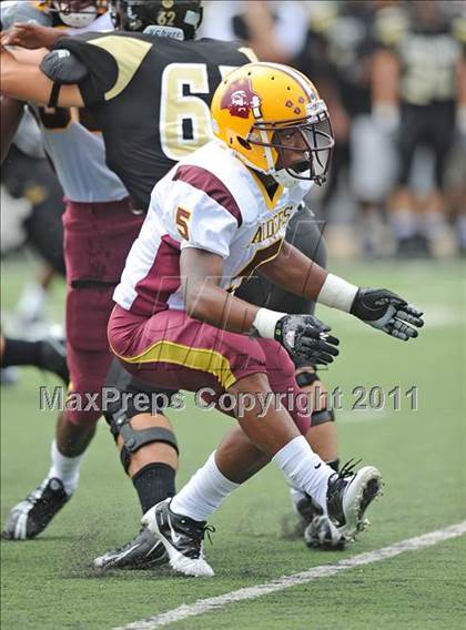 Thumbnail 1 in Glades Central vs. Denison (Florida vs. Texas Football Showcase) photogallery.