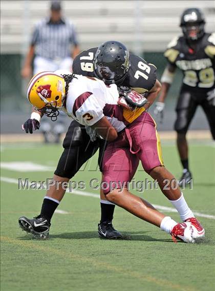Thumbnail 2 in Glades Central vs. Denison (Florida vs. Texas Football Showcase) photogallery.