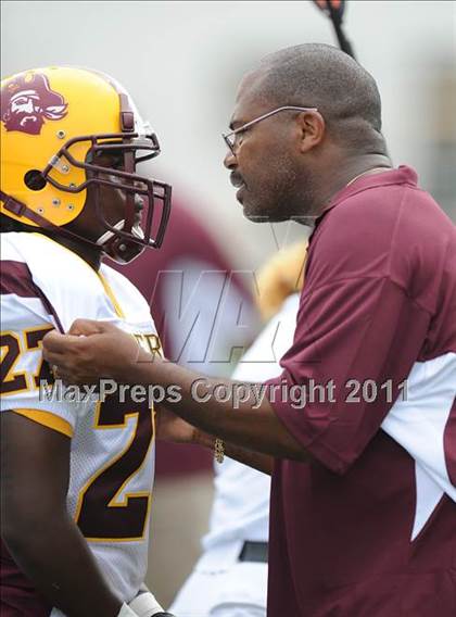 Thumbnail 3 in Glades Central vs. Denison (Florida vs. Texas Football Showcase) photogallery.