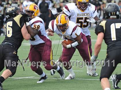 Thumbnail 1 in Glades Central vs. Denison (Florida vs. Texas Football Showcase) photogallery.