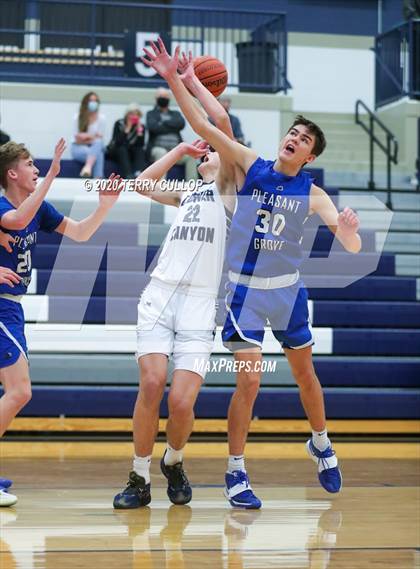 Thumbnail 1 in Pleasant Grove vs. Corner Canyon (CC Winter Invitational) photogallery.