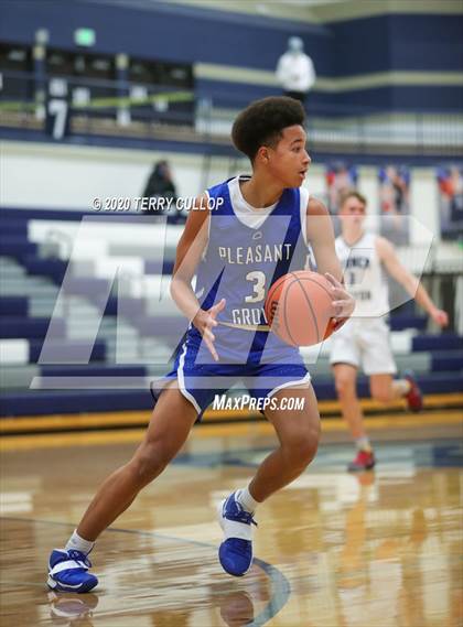 Thumbnail 1 in Pleasant Grove vs. Corner Canyon (CC Winter Invitational) photogallery.