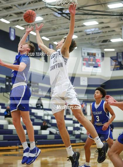 Thumbnail 1 in Pleasant Grove vs. Corner Canyon (CC Winter Invitational) photogallery.