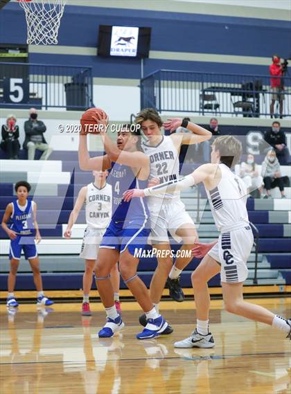 Thumbnail 1 in Pleasant Grove vs. Corner Canyon (CC Winter Invitational) photogallery.