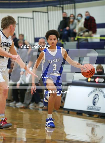 Thumbnail 3 in Pleasant Grove vs. Corner Canyon (CC Winter Invitational) photogallery.