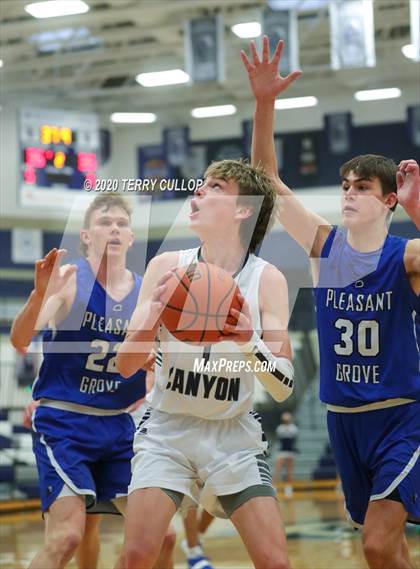 Thumbnail 1 in Pleasant Grove vs. Corner Canyon (CC Winter Invitational) photogallery.