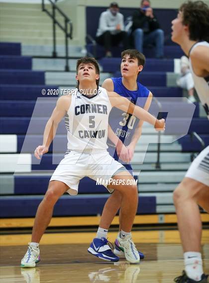 Thumbnail 1 in Pleasant Grove vs. Corner Canyon (CC Winter Invitational) photogallery.