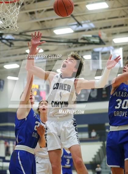 Thumbnail 1 in Pleasant Grove vs. Corner Canyon (CC Winter Invitational) photogallery.