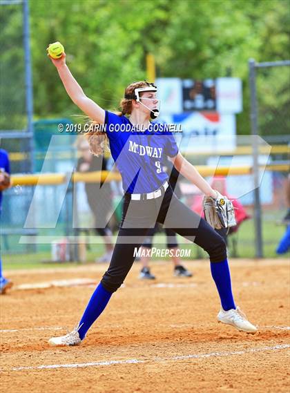 Thumbnail 3 in Bear Grass Charter vs. Midway (DH Conley Easter Tournament) photogallery.