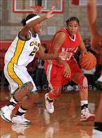 Mater Dei's Kaleena Mosqueda-Lewis (23) had 44 points on Friday.