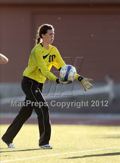 Thumbnail 3 in Cherry Creek vs. Prairie View (CHSAA Girls State Soccer Tournament) photogallery.