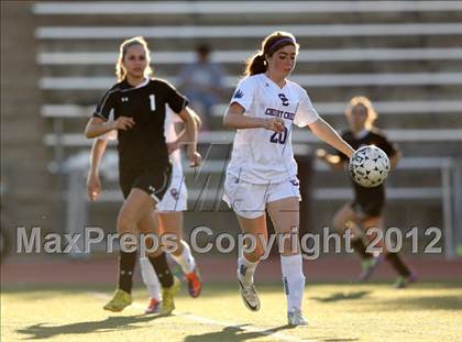 Thumbnail 3 in Cherry Creek vs. Prairie View (CHSAA Girls State Soccer Tournament) photogallery.