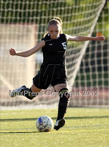 Thumbnail 3 in Cherry Creek vs. Prairie View (CHSAA Girls State Soccer Tournament) photogallery.