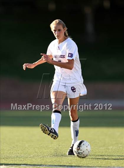 Thumbnail 2 in Cherry Creek vs. Prairie View (CHSAA Girls State Soccer Tournament) photogallery.