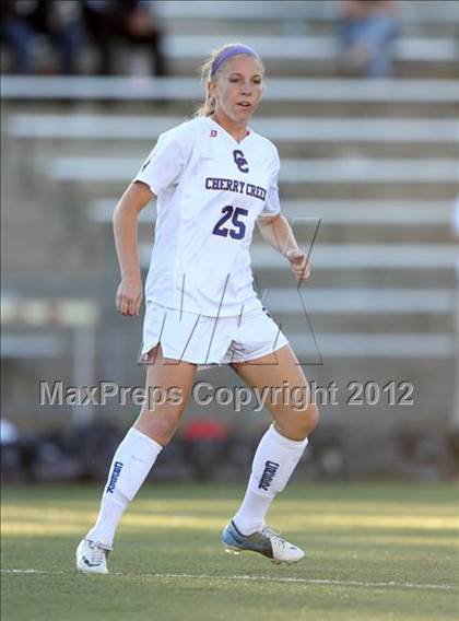 Thumbnail 3 in Cherry Creek vs. Prairie View (CHSAA Girls State Soccer Tournament) photogallery.