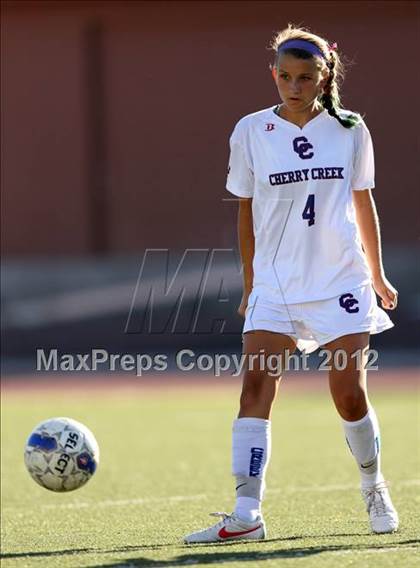 Thumbnail 2 in Cherry Creek vs. Prairie View (CHSAA Girls State Soccer Tournament) photogallery.