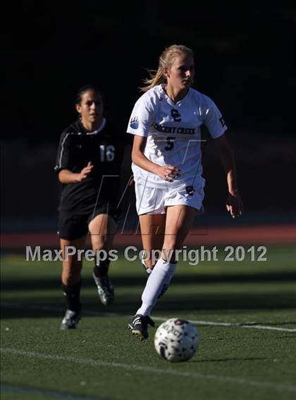Thumbnail 1 in Cherry Creek vs. Prairie View (CHSAA Girls State Soccer Tournament) photogallery.
