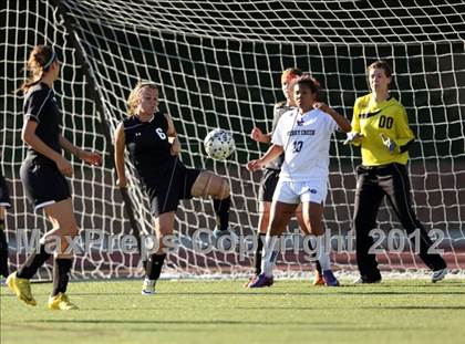 Thumbnail 3 in Cherry Creek vs. Prairie View (CHSAA Girls State Soccer Tournament) photogallery.