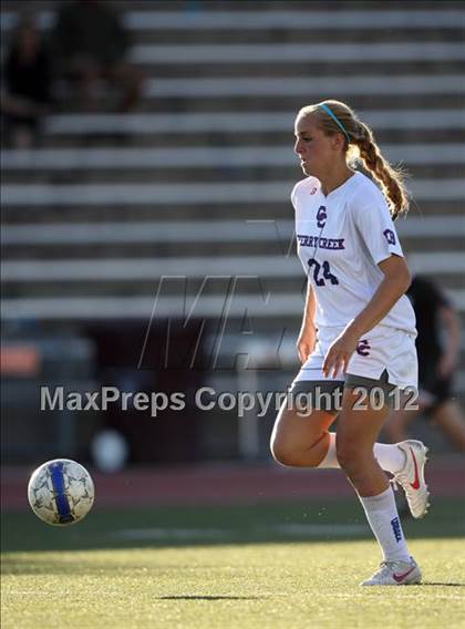 Thumbnail 3 in Cherry Creek vs. Prairie View (CHSAA Girls State Soccer Tournament) photogallery.