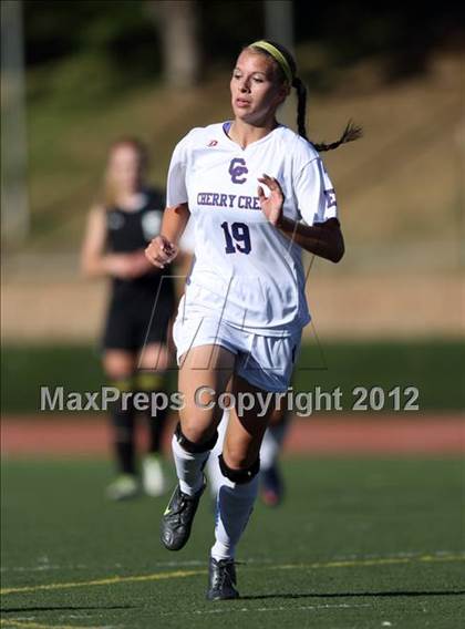 Thumbnail 1 in Cherry Creek vs. Prairie View (CHSAA Girls State Soccer Tournament) photogallery.