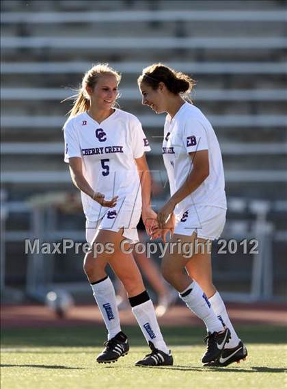 Thumbnail 1 in Cherry Creek vs. Prairie View (CHSAA Girls State Soccer Tournament) photogallery.