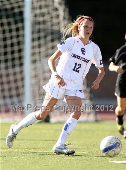 Thumbnail 1 in Cherry Creek vs. Prairie View (CHSAA Girls State Soccer Tournament) photogallery.