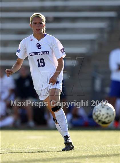 Thumbnail 3 in Cherry Creek vs. Prairie View (CHSAA Girls State Soccer Tournament) photogallery.