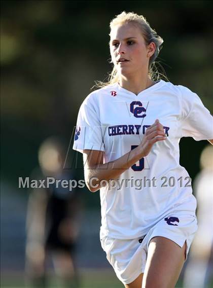 Thumbnail 3 in Cherry Creek vs. Prairie View (CHSAA Girls State Soccer Tournament) photogallery.