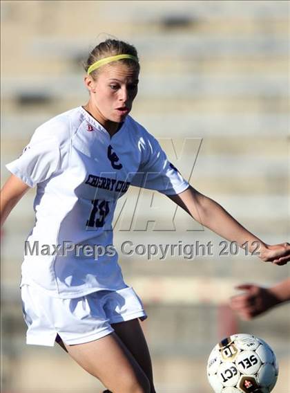 Thumbnail 3 in Cherry Creek vs. Prairie View (CHSAA Girls State Soccer Tournament) photogallery.