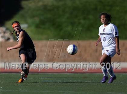 Thumbnail 1 in Cherry Creek vs. Prairie View (CHSAA Girls State Soccer Tournament) photogallery.